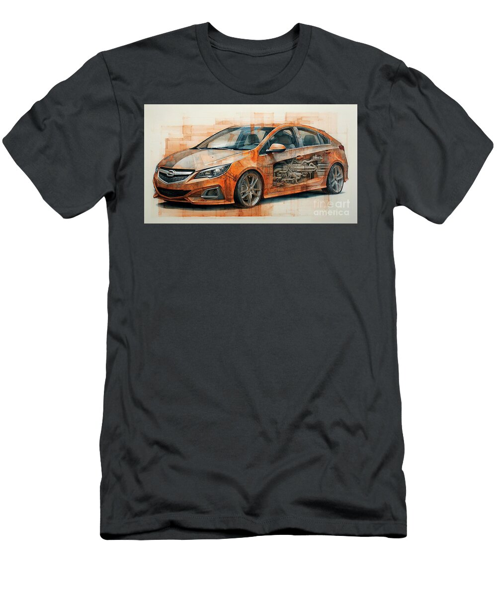 Car 2688 Chevrolet Cruze Hatchback Clark Leffler T-Shirt