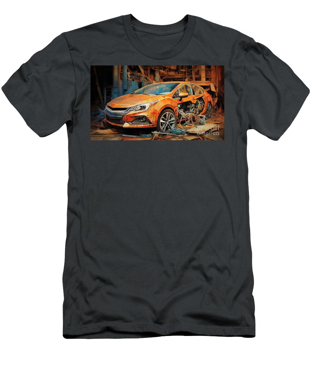 Car 3120 Chevrolet Cruze Hatchback Clark Leffler T-Shirt