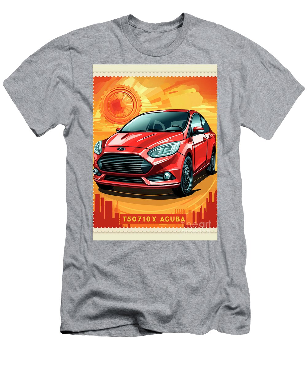Car 334 Ford Focus Clark Leffler T-Shirt