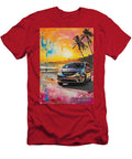 Car for Man Chrysler Pacifica with a Beach Sunset Scene Gift for Husband Destiney Sullivan T-Shirt