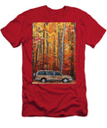 Car for Man Chrysler Voyager with a Vibrant Autumn Forest Setting Gift for Husband Destiney Sullivan T-Shirt