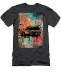 Car Graphic Chrysler Voyager with a Paint Splatter Effect Garage Mancave Destiney Sullivan T-Shirt