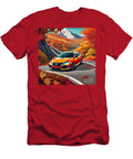 Car Honda Civic Hatchback with Vibrant Autumn Foliage Destiney Sullivan T-Shirt