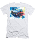 Car Illustration Hyundai Sonata 2015 Sedan Abstract Art Colorful Car Illustration Hollie Love T-Shirt