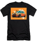 Car Illustration Mini Cooper S 2004 Hatchback Urban Art Orange Mini Cooper Art Hollie Love T-Shirt