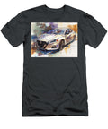 Car Illustration Nissan Altima 2023 Sedan Modern Vehicle Golden Car Art Hollie Love T-Shirt