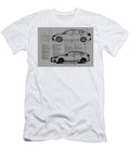 Car Minimal Cruze Auto Monochrome Hatchback Chevrolet Pencil Vehicle Sketch Geometric Clint Mclaughlin T-Shirt