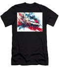 Car Racing Through Color Splash Volkswagen Golf Gti 2015 Hatchback Abstract Car Dynamic Movement Abs Hollie Love T-Shirt
