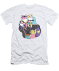 Cartoon Cats in Scooters Nicolas Fourez Art T-Shirt