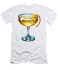 Champagne Glass with Orange Garnish Shawn Goth T-Shirt