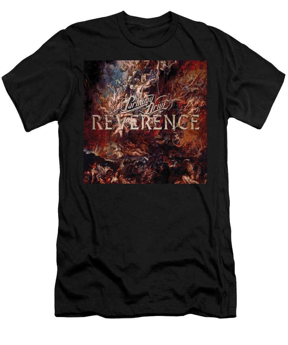 Chaotic Inferno Scene with Figures Unggah Faa T-Shirt