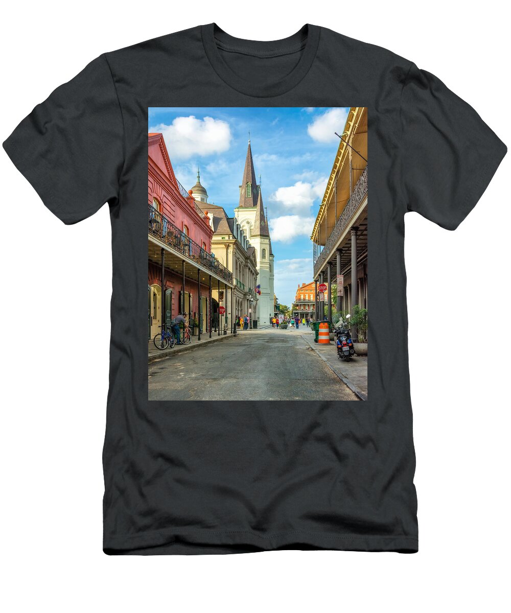 Chartres St in the French Quarter Steve Harrington T-Shirt