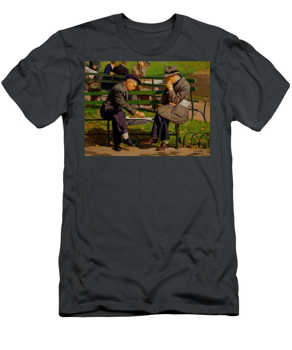 Checkers in the Park Worth Brehm American T-Shirt