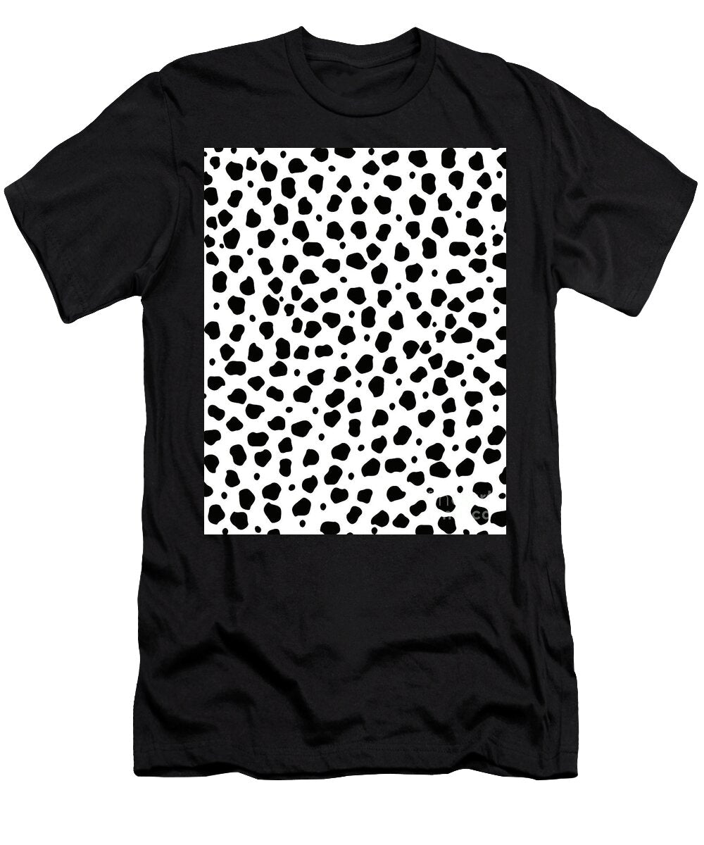 Cheetah Animal Bw Print Glam 1 Pattern Decor Art Anitas and Bellas Art T-Shirt