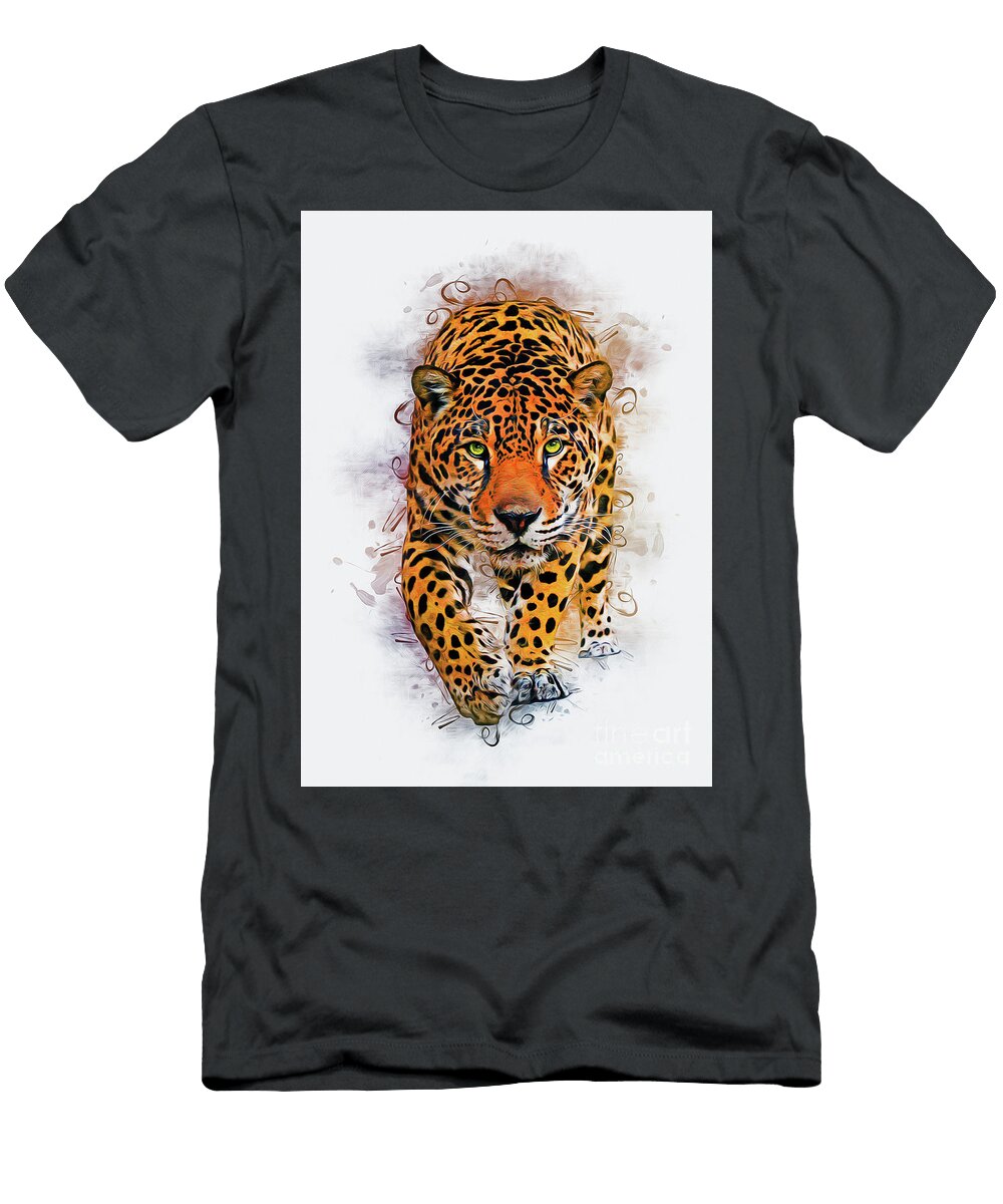 Cheetah Art Ian Mitchell T-Shirt