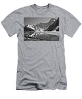 Chehren Lake Reflections Black and White Adam Jewell T-Shirt