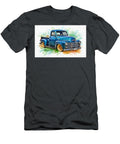 Chevrolet 3100 1952 Rear View Lowrider Retro Cars Watercolor Lowell Harann T-Shirt