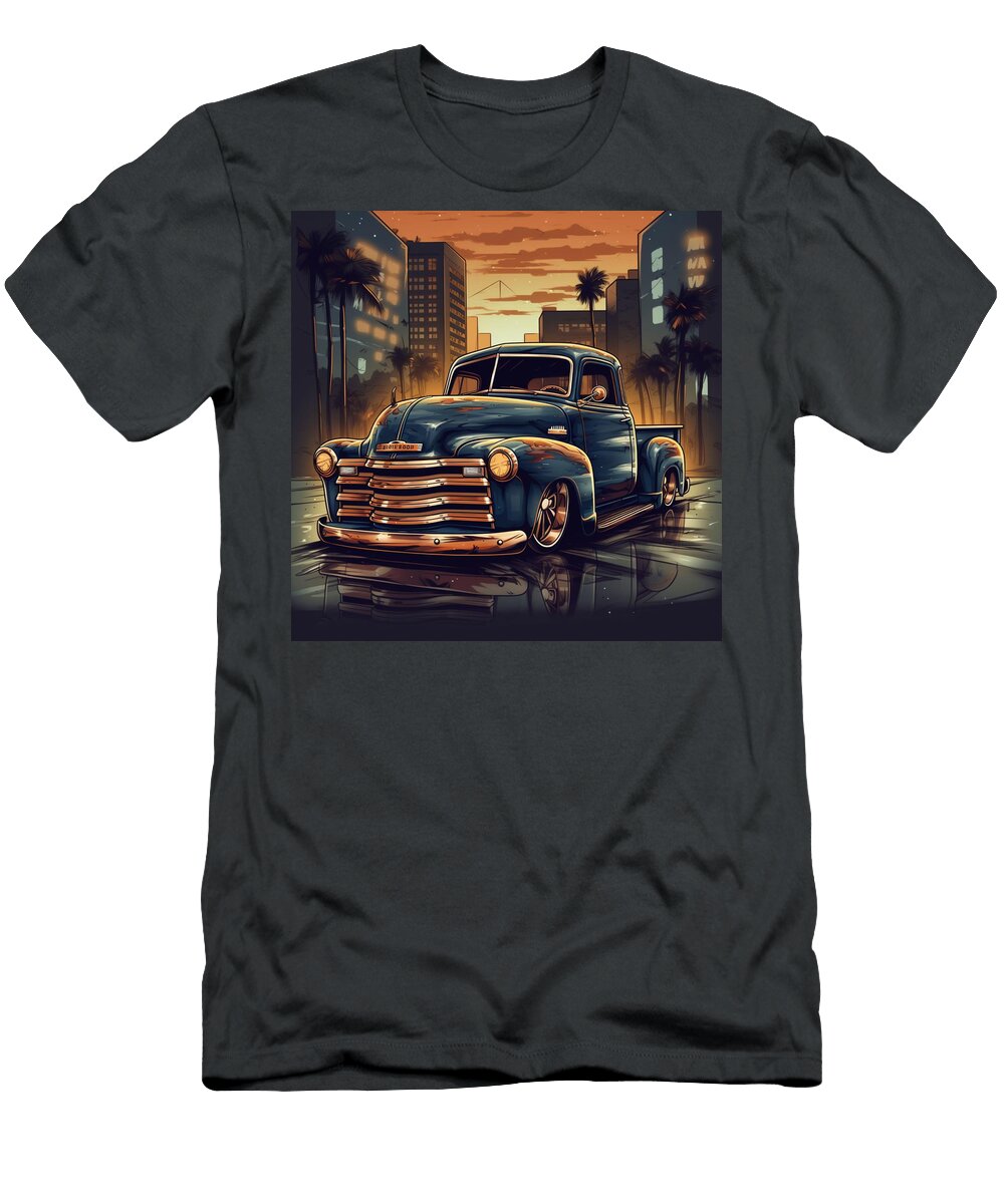 Chevrolet 3100 Lowrider Bomb Truck Lowrydz T-Shirt