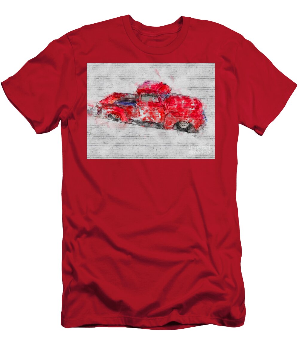 Chevrolet 3100 Retro Cars Pickup Truck American Classic Lowrider Vintage Autos Ashtyn Treutel T-Shirt