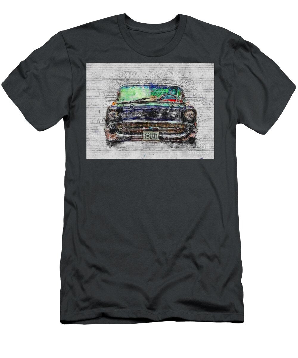 Chevrolet Bel Air 1957 Cars Retro American Lowrider Ashtyn Treutel T-Shirt