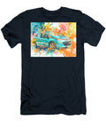 Chevrolet Bolt Ev 2017 Electric Hatchback Electric Vehicle Colorful Car Vibrant Electric Vehicle Art Hollie Love T-Shirt
