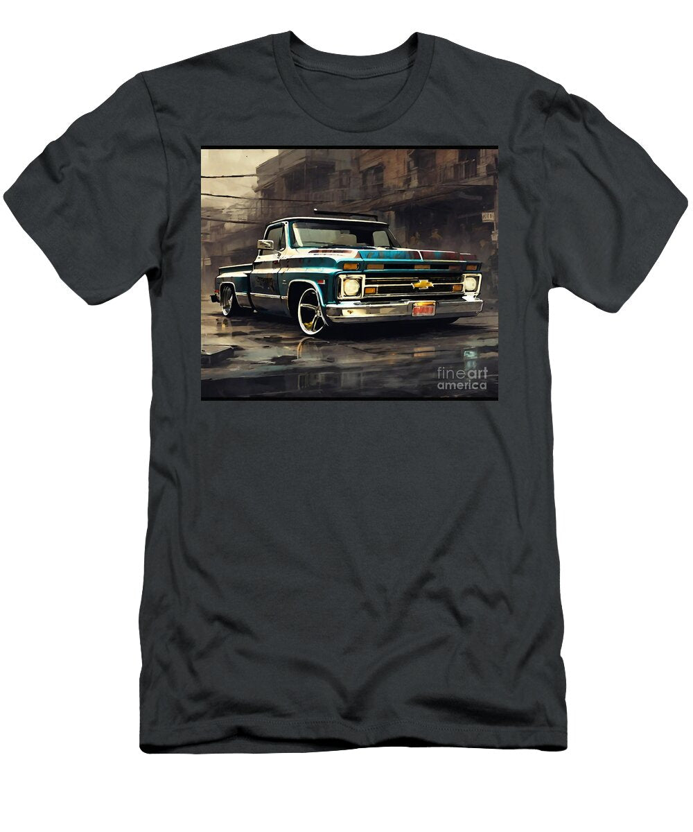 Chevrolet C10 Lowrider American Pickup Truck Tuning C10 American Cars Cortez Schinner T-Shirt