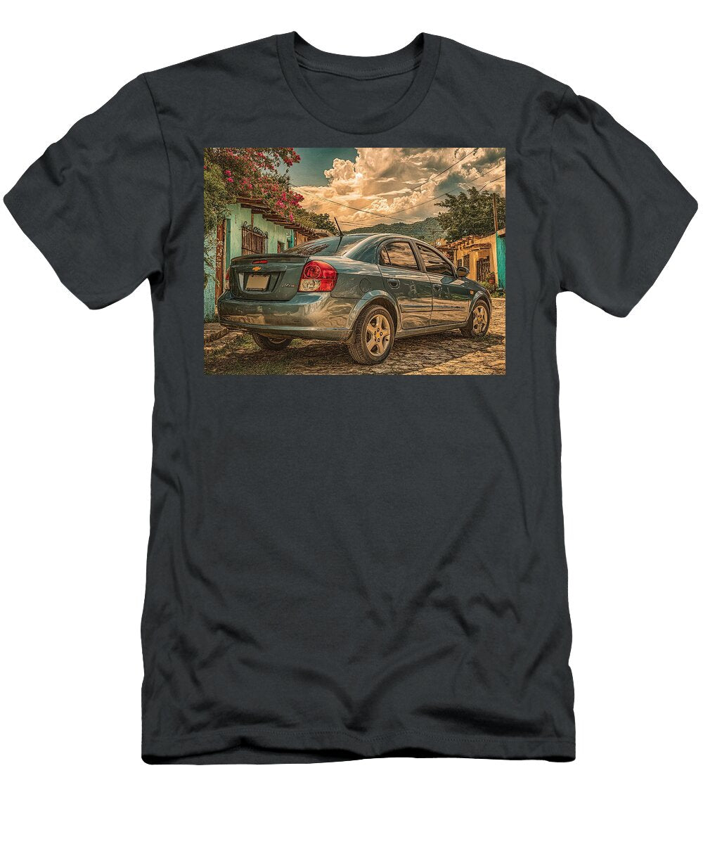 Chevrolet Cobalt 2005 Sedan Rural Road Vintage Car Vintage Car in a Charming Town Hollie Love T-Shirt