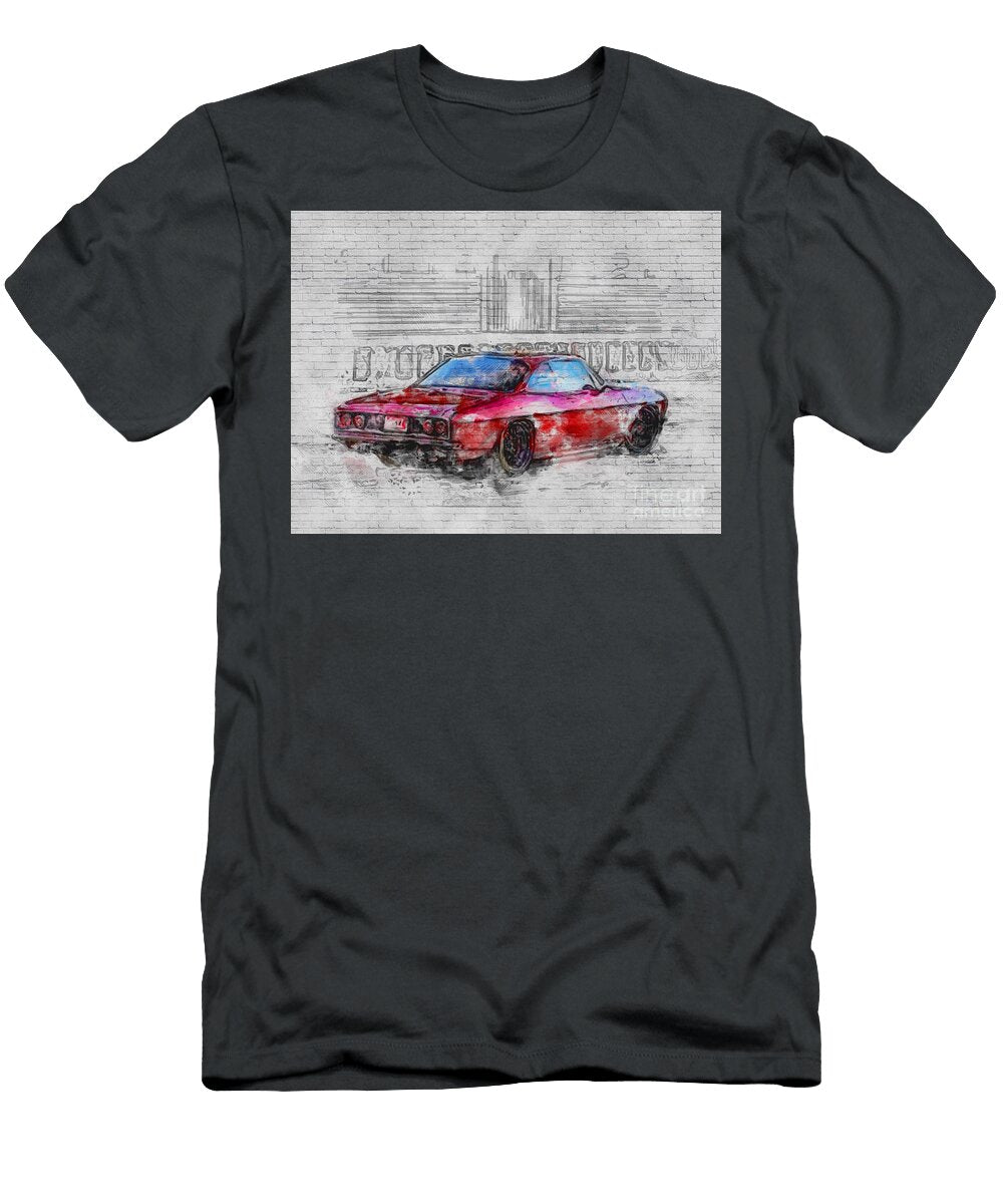 Chevrolet Corvair Back 1965 Cars Retro Lowrider American Ashtyn Treutel T-Shirt