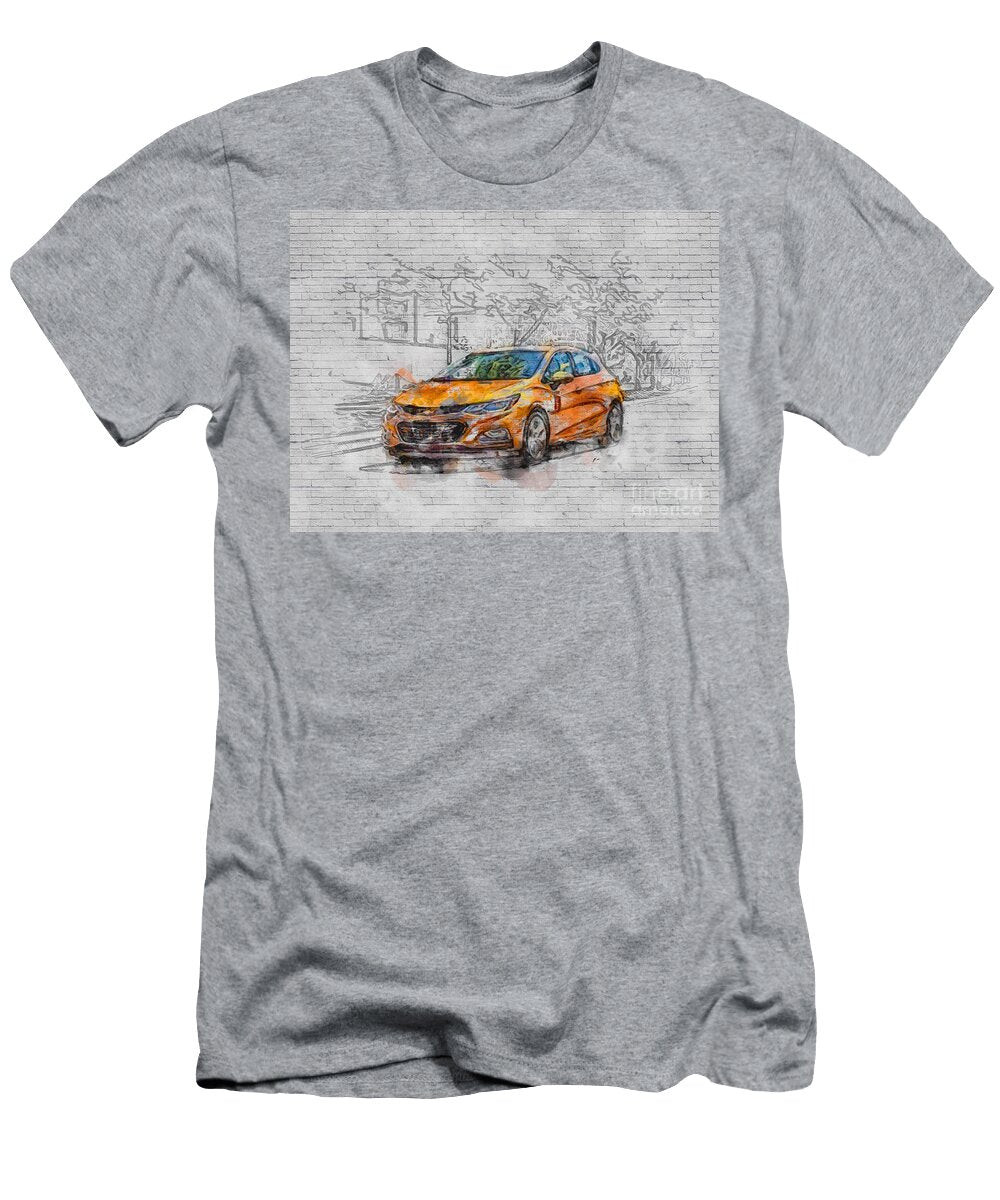 Chevrolet Cruze 2017 Hatchback Bronze American Cars Ashtyn Treutel T-Shirt