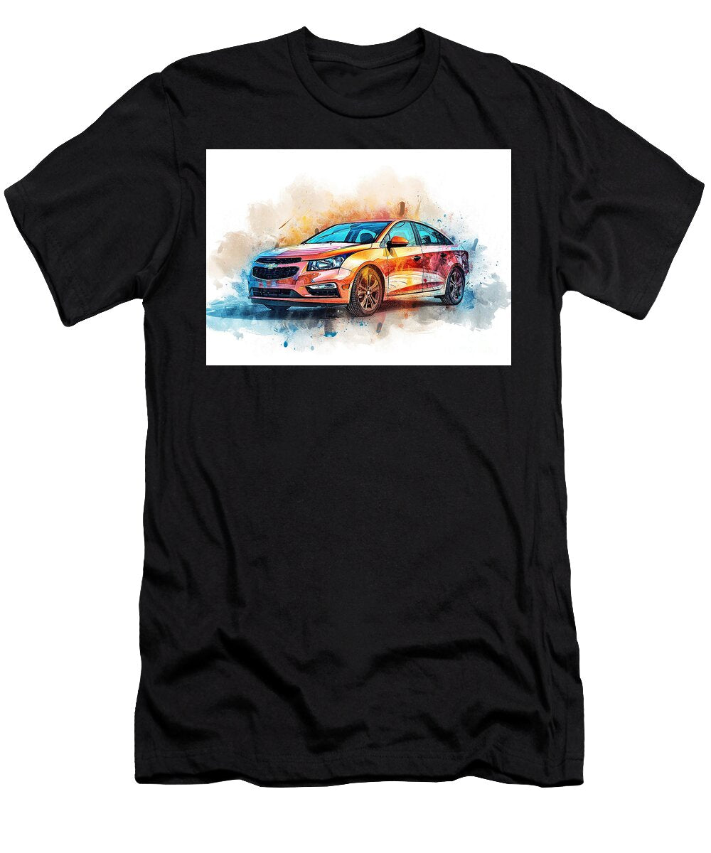 Chevrolet Cruze Auto Vibrant Colors Clark Leffler T-Shirt