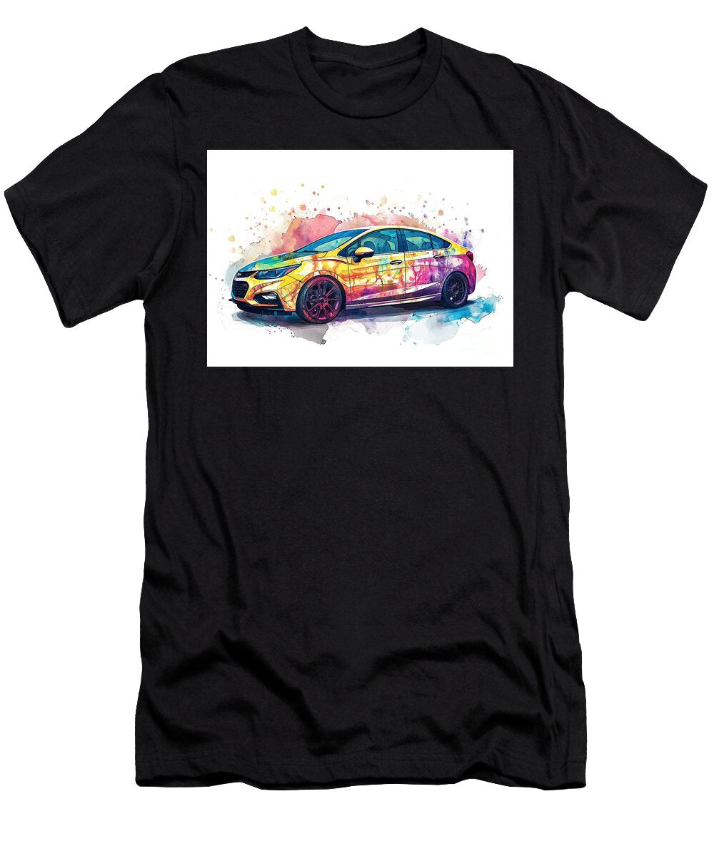 Chevrolet Cruze Hatchback Automotive Art Clark Leffler T-Shirt