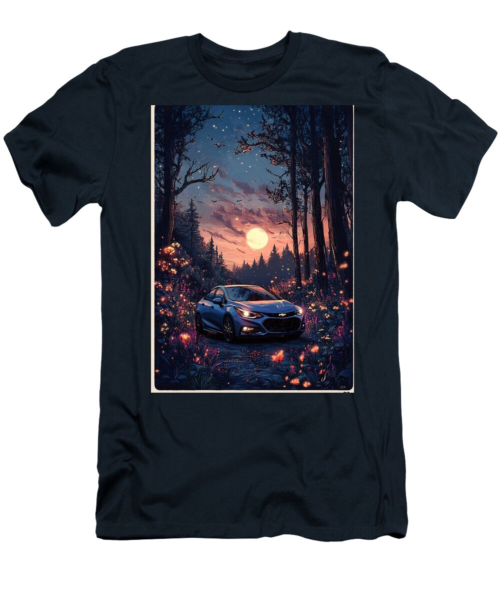 Chevrolet Cruze Hatchback Car Enchanted Forest Drive Kyran Estrada T-Shirt