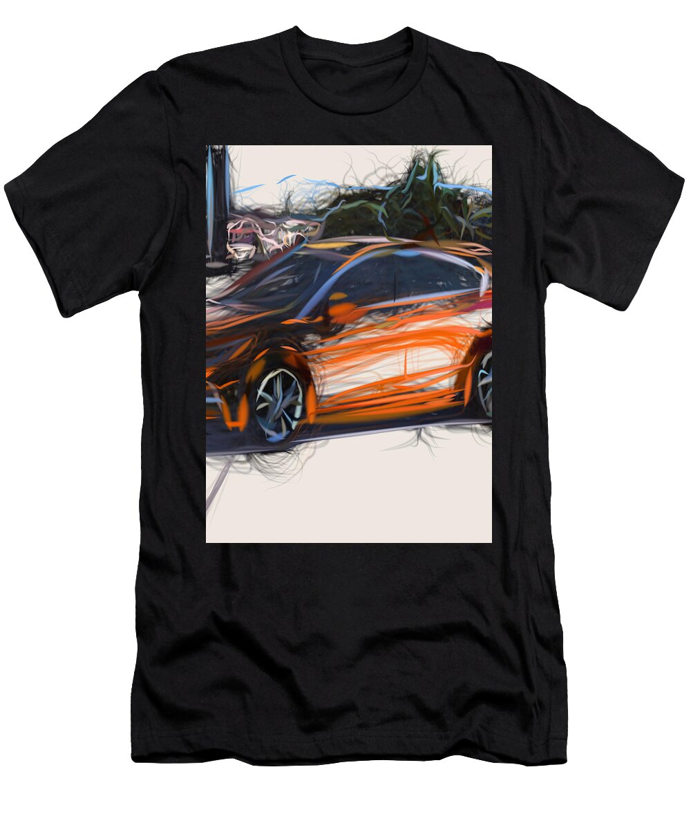 Chevrolet Cruze Hatchback Drawing Carstoon Concept T-Shirt