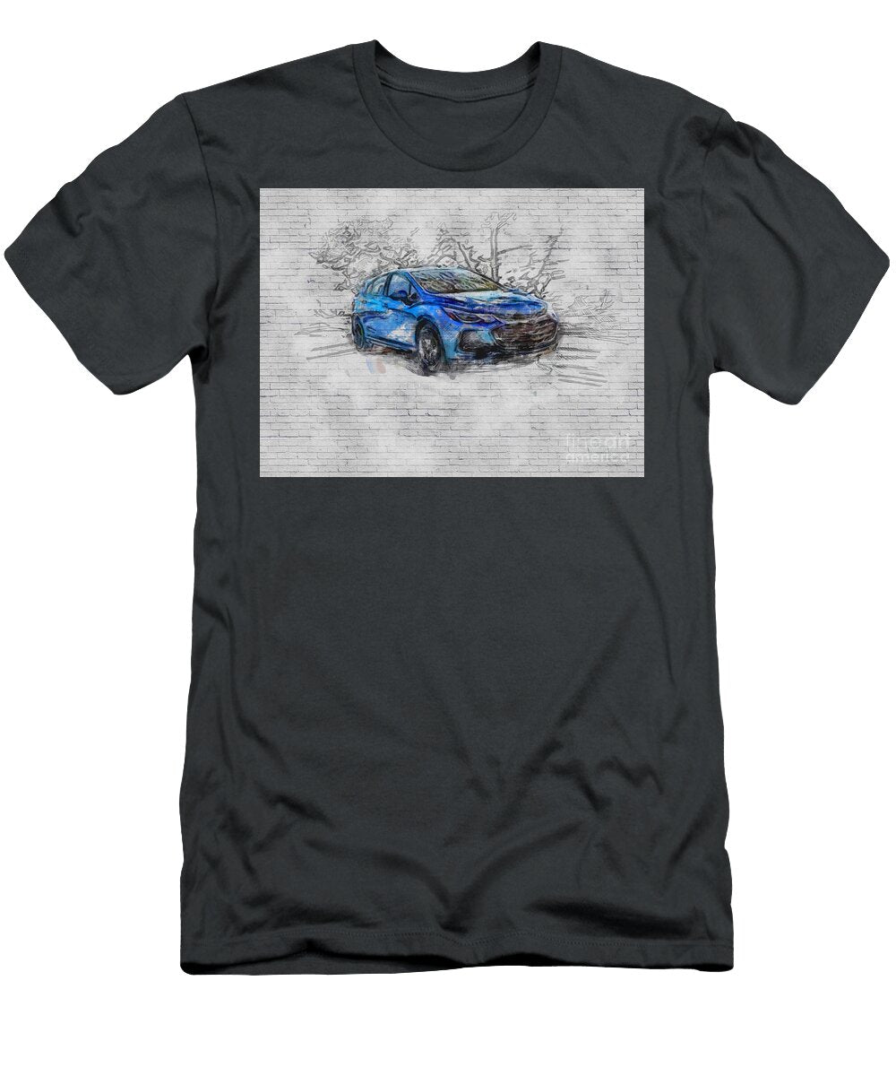 Chevrolet Cruze Hatchback Motion Blur 2019 Cars American Blue Ashtyn Treutel T-Shirt