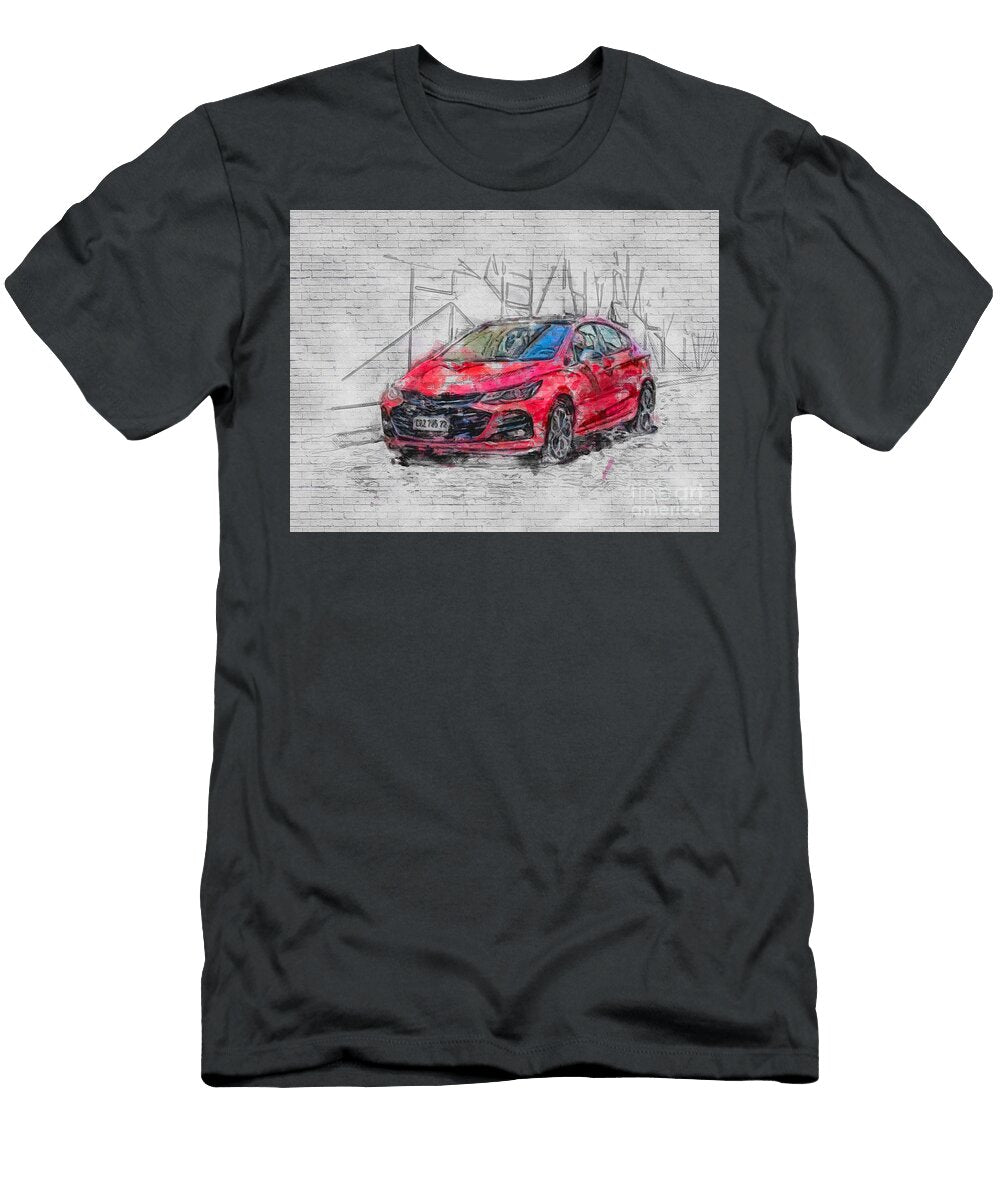 Chevrolet Cruze Rs Hatchback Street 2022 Cars American Red Ashtyn Treutel T-Shirt