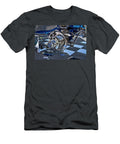 Chevrolet Emblem on Lowrider Wheel Hub Nick Gray T-Shirt