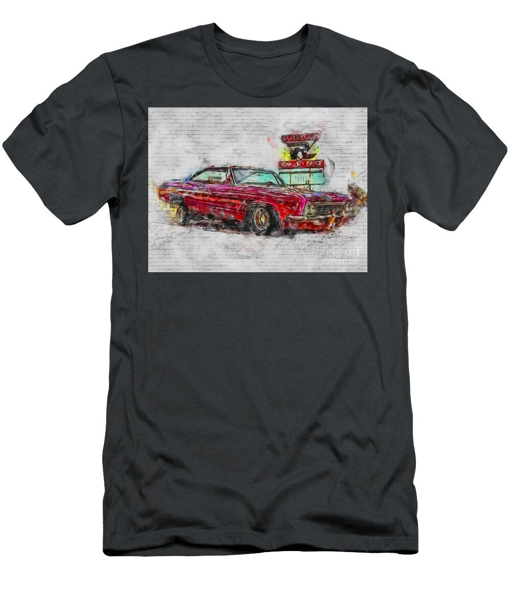 Chevrolet Impala 1968 Cars Retro Lowrider Customized American Ashtyn Treutel T-Shirt