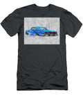 Chevrolet Impala Lowrider Retro American Coupe Blue Rear Ashtyn Treutel T-Shirt