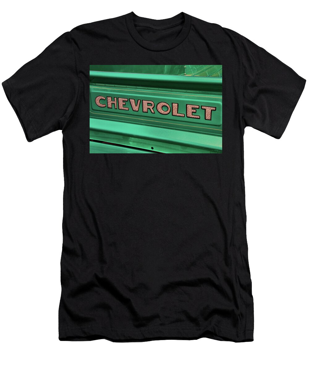 Chevrolet Logo on Tailgate 042 Nick Gray T-Shirt