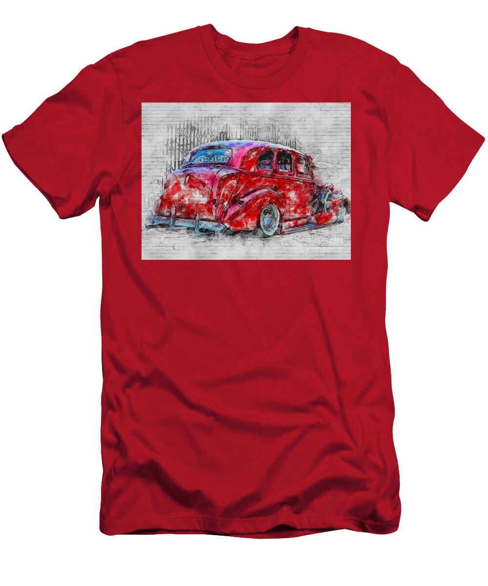 Chevrolet Master Deluxe Back Retro Cars 1938 American Lowrider Ashtyn Treutel T-Shirt