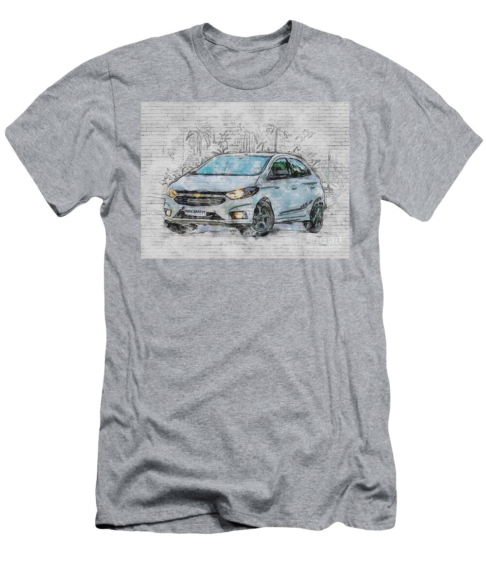 Chevrolet Onix Effect 2018 Hatchback White New Car American Cars Ashtyn Treutel T-Shirt