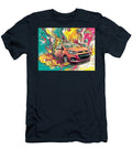 Chevrolet Spark 2013 Hatchback Abstract Art Colorful Car Vibrant Car Abstract Art Hollie Love T-Shirt
