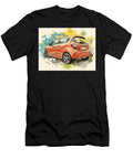 Chevrolet Spark 2013 Hatchback Orange Car Artistic Car Vibrant Orange Car Art Hollie Love T-Shirt