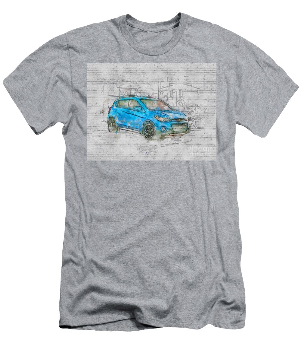 Chevrolet Spark 2018 Urban Hatchback New Blue American Cars Ashtyn Treutel T-Shirt