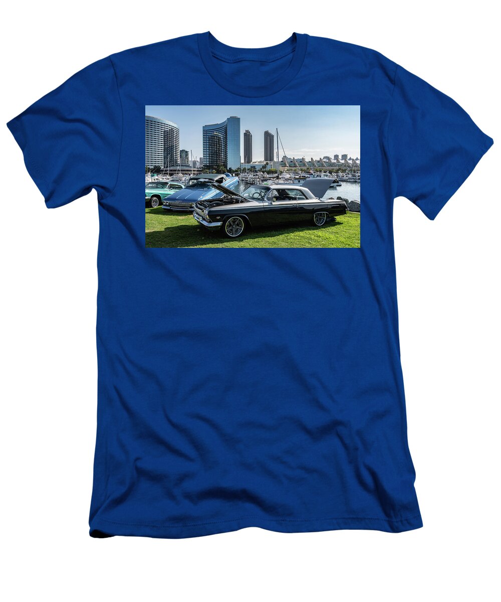 Chevy Impala Times Three Robert Vanderwal T-Shirt