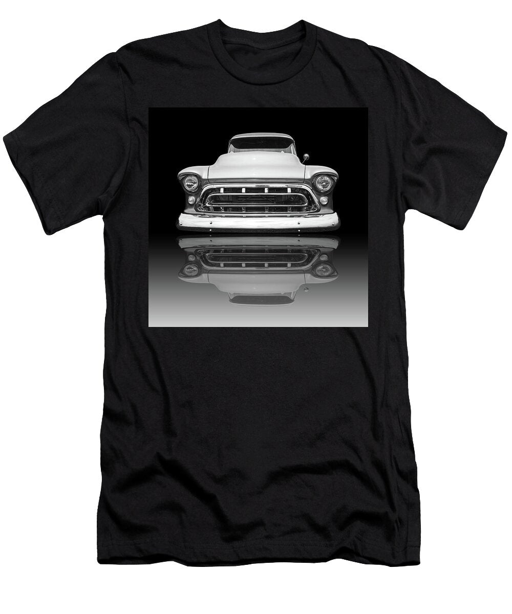 Chevy Truck Reflection on Black Gill Billington T-Shirt