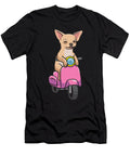 Chihuahua Dog on a Scooter Zimstarus T-Shirt