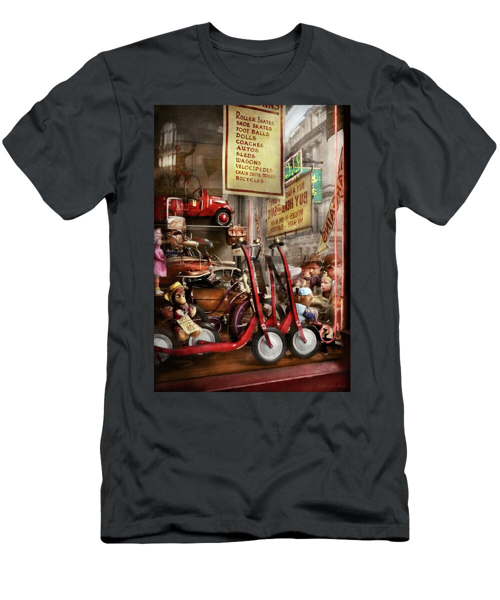 Children Daddy I Want a Velocipede 1940 Mike Savad T-Shirt