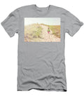 Children Walking Up a Dune Path to the Beach Suzanne Tucker T-Shirt