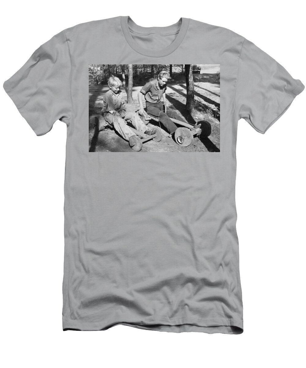 Children with Homemade Toys Russell Lee T-Shirt